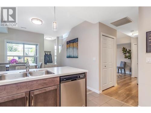 3346 Skaha Lake Road Unit# 104, Penticton, BC - Indoor Photo Showing Kitchen With Double Sink