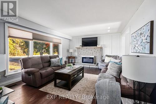 19 Locke Avenue, Clearview, ON - Indoor Photo Showing Living Room With Fireplace