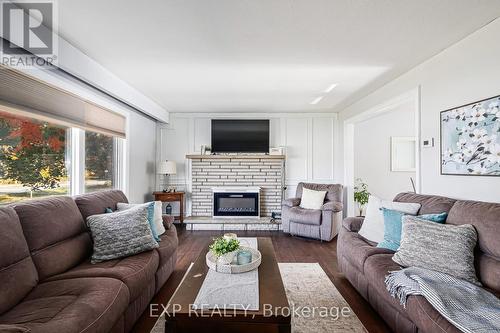 19 Locke Avenue, Clearview, ON - Indoor Photo Showing Living Room With Fireplace