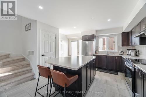 48 - 250 Sunny Meadow Boulevard, Brampton, ON - Indoor Photo Showing Kitchen With Stainless Steel Kitchen With Double Sink With Upgraded Kitchen