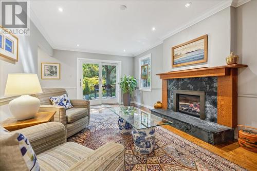 1230 Appleford Lane, Burlington, ON - Indoor Photo Showing Living Room With Fireplace