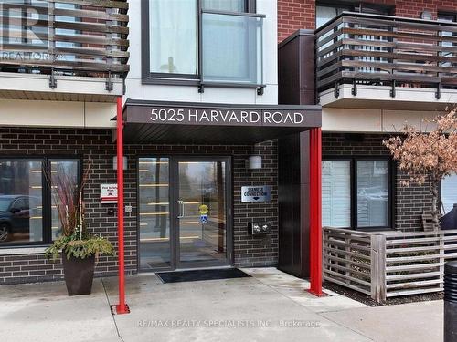 202 - 5025 Harvard Road, Mississauga, ON - Outdoor With Balcony With Facade