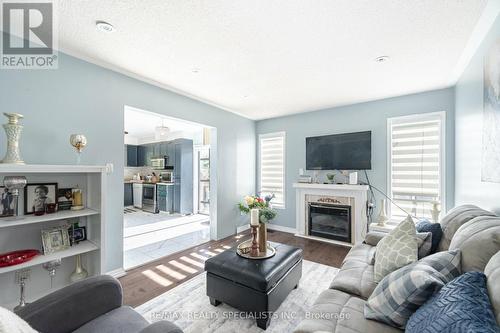 44 Kershaw Street, Brampton, ON - Indoor Photo Showing Living Room With Fireplace