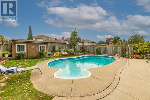 117 Olive Street, Grimsby, ON - Outdoor With In Ground Pool With Backyard