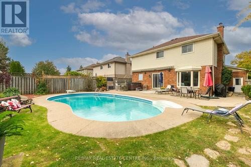 117 Olive Street, Grimsby, ON - Outdoor With In Ground Pool With Backyard