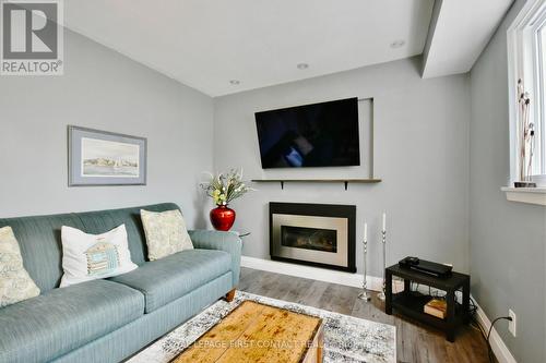 4653 Daniel Street, Ramara, ON - Indoor Photo Showing Living Room With Fireplace