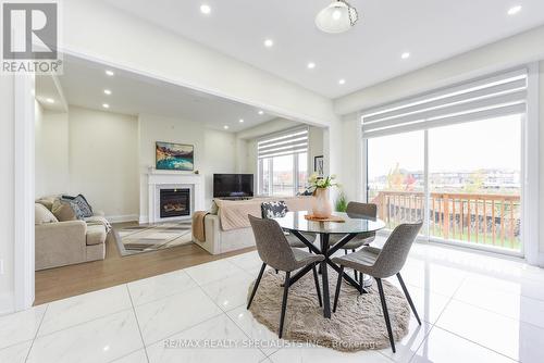 4 Madawaska Road, Caledon, ON - Indoor Photo Showing Dining Room With Fireplace