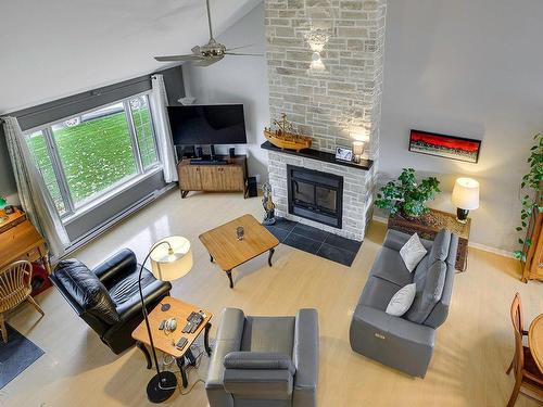 Vue d'ensemble - 292 25E Avenue, Saint-Jérôme, QC - Indoor Photo Showing Living Room With Fireplace