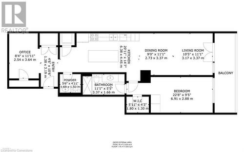 FLOOR PLAN - 34 Plains Road E Unit# 208, Burlington, ON - Other