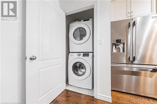 LAUNDRY CLOSET - 34 Plains Road E Unit# 208, Burlington, ON - Indoor Photo Showing Laundry Room