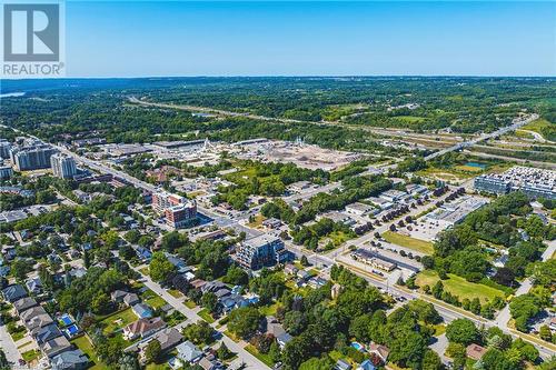 AERIAL - 34 Plains Road E Unit# 208, Burlington, ON - Outdoor With View