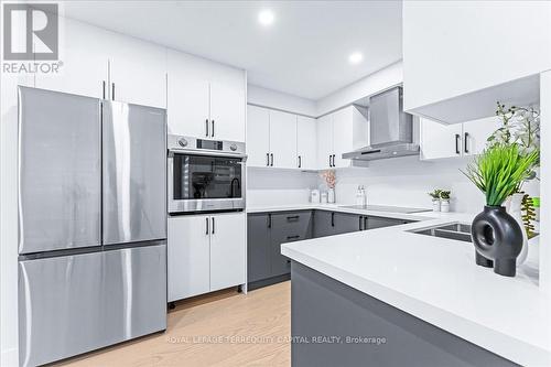 1043 Freeman Trail, Milton, ON - Indoor Photo Showing Kitchen With Double Sink