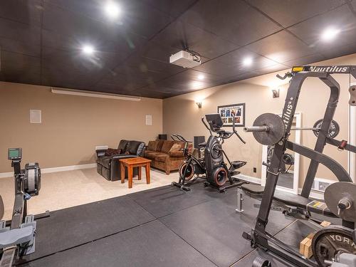 3096 Kicking Horse Drive, Kamloops, BC - Indoor Photo Showing Gym Room