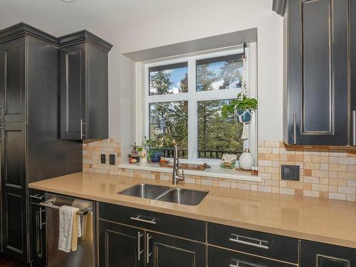 3096 Kicking Horse Drive, Kamloops, BC - Indoor Photo Showing Kitchen With Double Sink