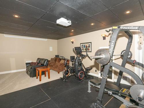 3096 Kicking Horse Drive, Kamloops, BC - Indoor Photo Showing Gym Room