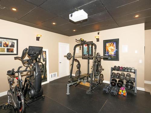 3096 Kicking Horse Drive, Kamloops, BC - Indoor Photo Showing Gym Room