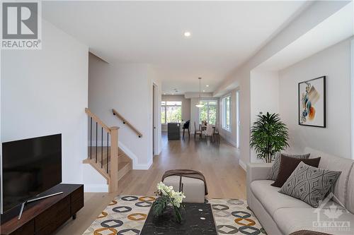 virtual staging applied - 27 Bachman Terrace, Ottawa, ON - Indoor Photo Showing Living Room