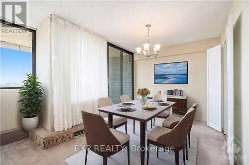 1907 - 1285 Cahill Drive, Ottawa, ON - Indoor Photo Showing Dining Room