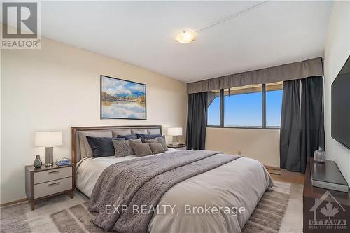 1907 - 1285 Cahill Drive, Ottawa, ON - Indoor Photo Showing Bedroom