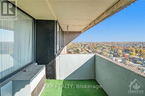 1907 - 1285 Cahill Drive, Ottawa, ON - Outdoor With Balcony With Exterior