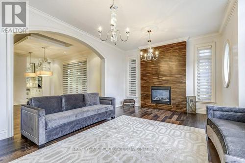 1035 Truman Avenue, Oakville, ON - Indoor Photo Showing Living Room With Fireplace