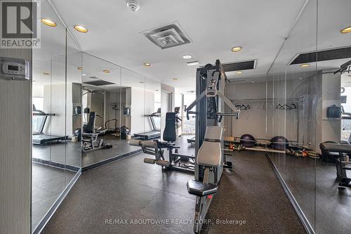 606 - 45 Kingsbridge Garden Circle, Mississauga, ON - Indoor Photo Showing Gym Room