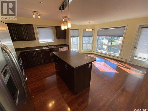 205 333 Morrison Drive, Yorkton, SK - Indoor Photo Showing Kitchen With Double Sink