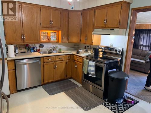 4 Montcalm Street, St. Thomas, ON - Indoor Photo Showing Kitchen With Double Sink