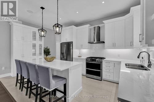 23 Sassafras Row, Fort Erie, ON - Indoor Photo Showing Kitchen With Double Sink With Upgraded Kitchen