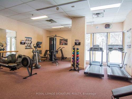 102-1 Concorde Pl, Toronto, ON - Indoor Photo Showing Gym Room