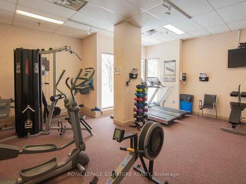 102-1 Concorde Pl, Toronto, ON - Indoor Photo Showing Gym Room