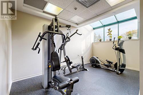 603 - 711 Rossland Road E, Whitby (Pringle Creek), ON - Indoor Photo Showing Gym Room