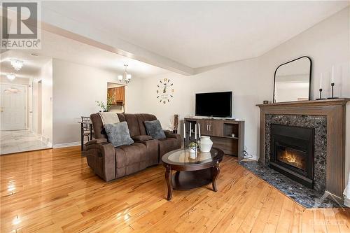 62 Clarkson Crescent, Kanata, ON - Indoor Photo Showing Living Room With Fireplace