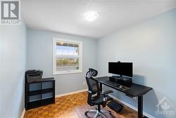 Bedroom #2 - staged as an office - 