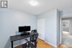 Bedroom #2 - staged as an office - 