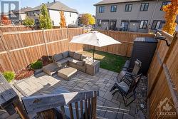 Fully fenced backyard - 