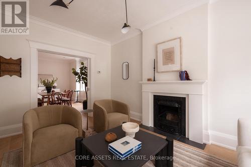 24 Robert Street, Toronto, ON - Indoor Photo Showing Living Room With Fireplace