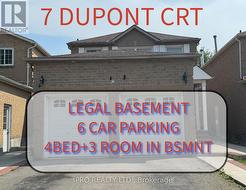 7 DUPONT COURT  Brampton, ON L6Y 3M1