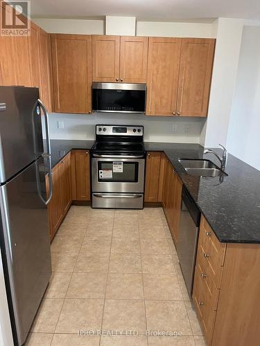 510 - 33 Whitmer Street, Milton, ON - Indoor Photo Showing Kitchen With Double Sink