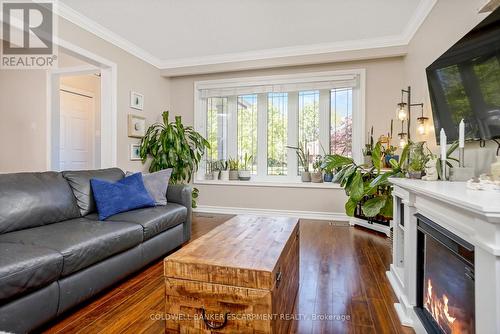 264 Mcdonald Boulevard, Halton Hills, ON - Indoor Photo Showing Living Room With Fireplace