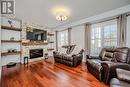 47 Vanhorne Close, Brampton, ON  - Indoor Photo Showing Living Room With Fireplace 