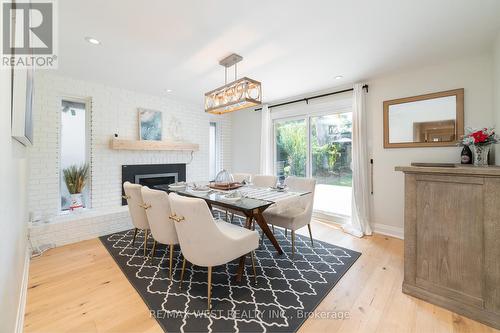 2366 Devon Road, Oakville, ON - Indoor Photo Showing Dining Room With Fireplace