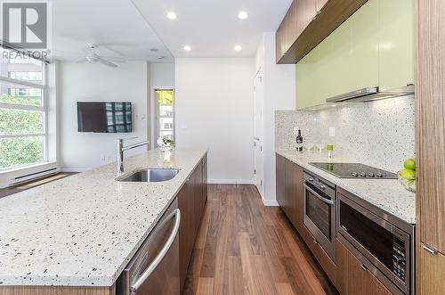 1205 Howe Street, Vancouver, BC - Indoor Photo Showing Kitchen With Upgraded Kitchen