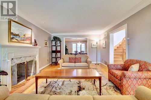 2542 King Richards Place, Mississauga, ON - Indoor Photo Showing Living Room With Fireplace