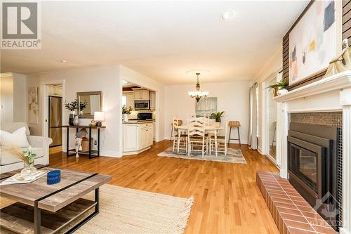 21 Glen Abbey Crescent, Ottawa, ON - Indoor Photo Showing Living Room With Fireplace