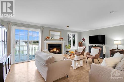 7232 Malakoff Road, Ottawa, ON - Indoor Photo Showing Living Room With Fireplace