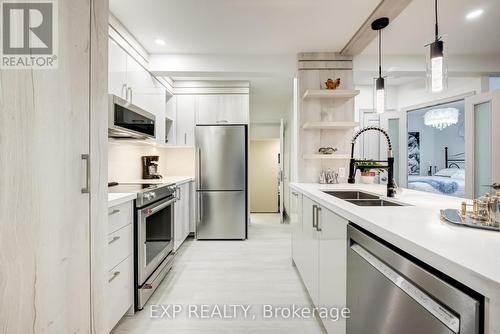 19 Albani Street, Toronto, ON - Indoor Photo Showing Kitchen With Double Sink With Upgraded Kitchen