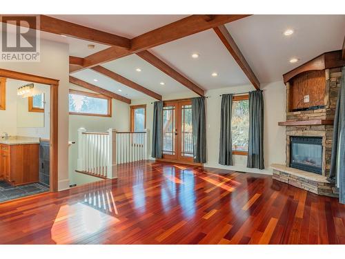 635 Highway 22 Highway, Rossland, BC - Indoor Photo Showing Other Room With Fireplace