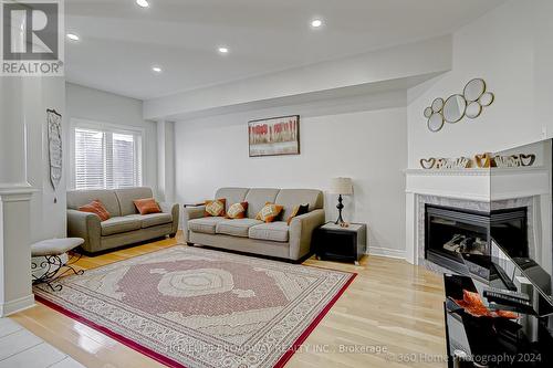 41 Davos Road, Vaughan, ON - Indoor Photo Showing Living Room With Fireplace