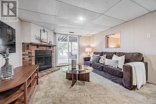 1513 Woodruff Crescent, Pickering (Amberlea), ON - Indoor Photo Showing Living Room With Fireplace